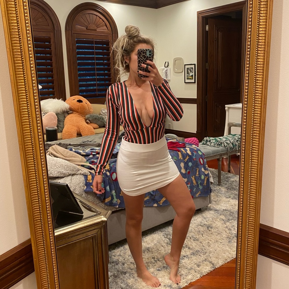 Striped Body Suit